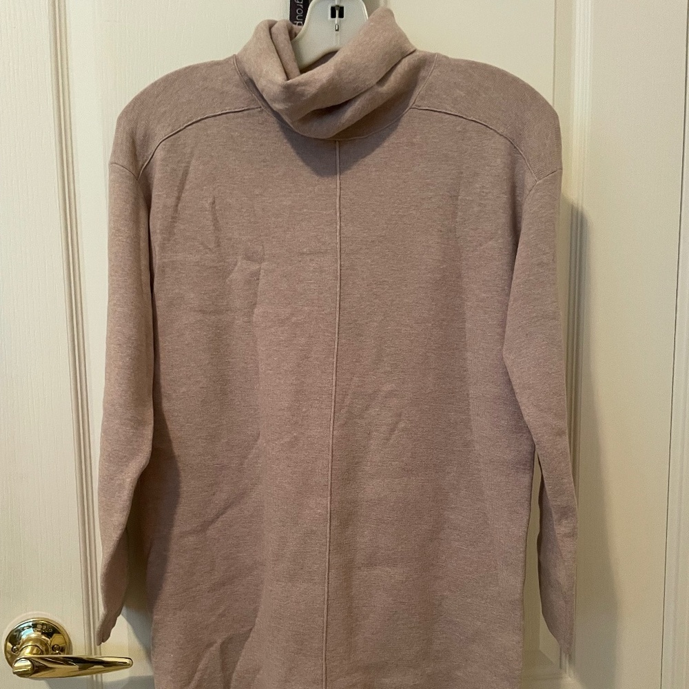 Banana Republic Tan Turtleneck Sweater Dress Petite XXS